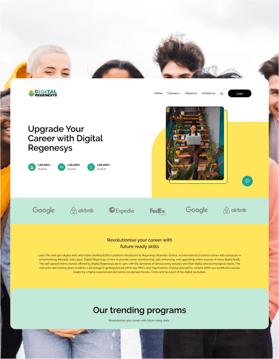 Digital Regenysis Ui/Ux.